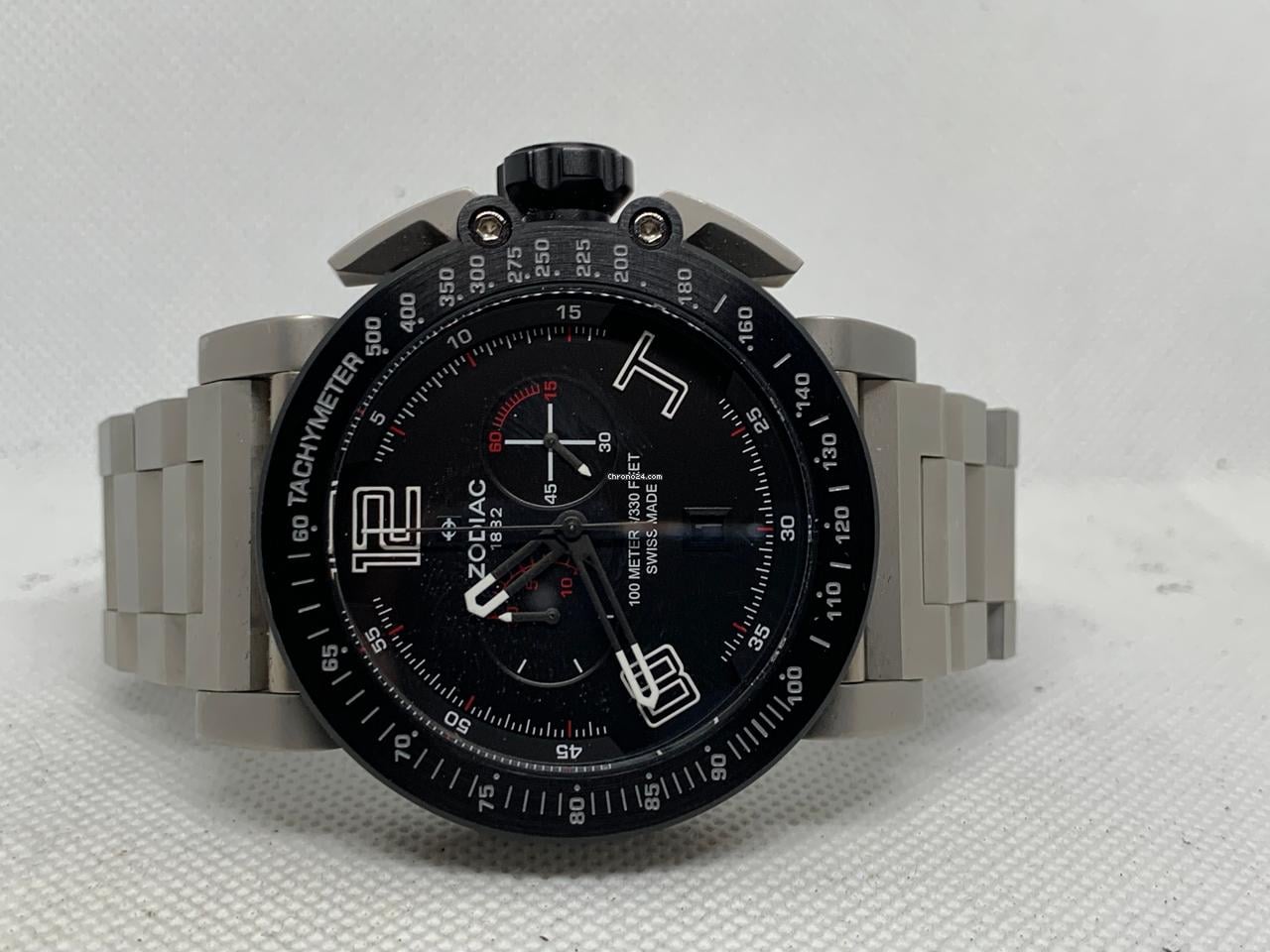 Zodiac ZMX-02 Racer Chronograph Date Sport Men's Watch Ref for