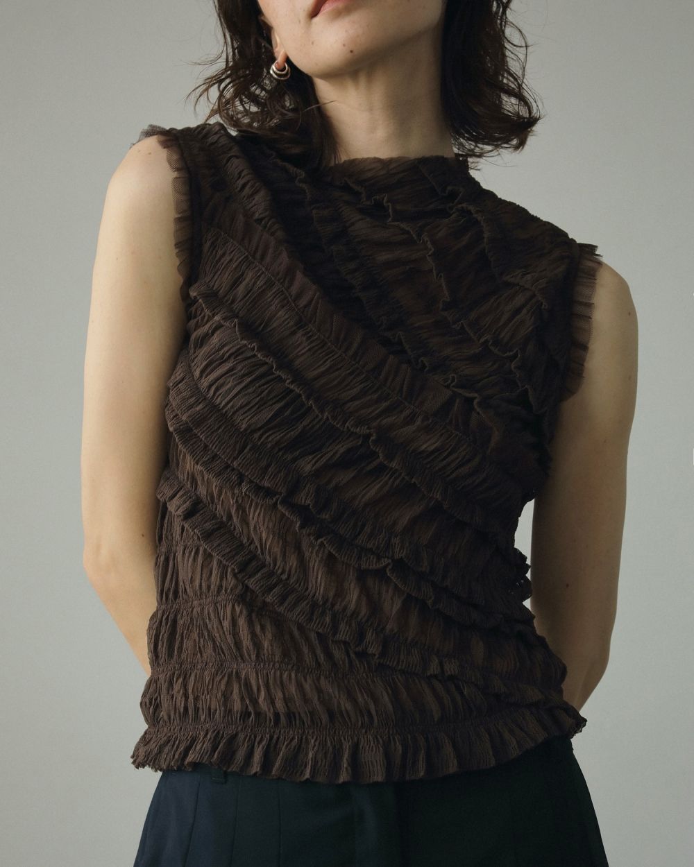 anuke フリルトップス anuke（アンヌーク） WINTER SALE50%OFF