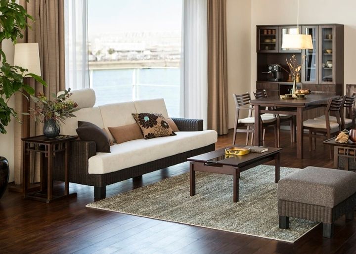 シン・ソファ (ラタン)・1人・2人・3人掛け ～デザイン・座り心地