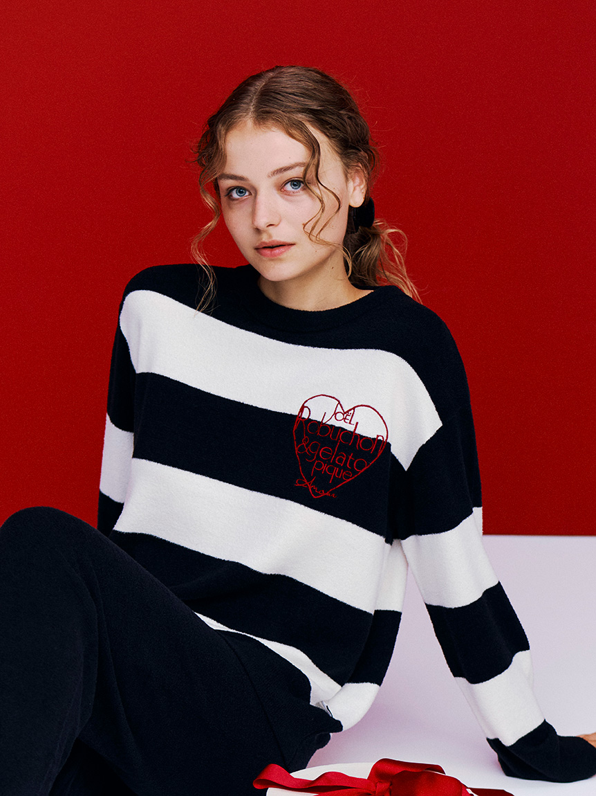 JOEL ROBUCHON】スムーズィーシルクプルオーバー(ニットプルオーバー