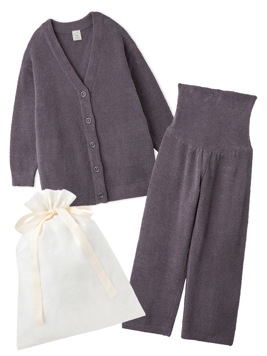 ラッピング済み】べビモコマタニティカーディガン＆ロングパンツSET