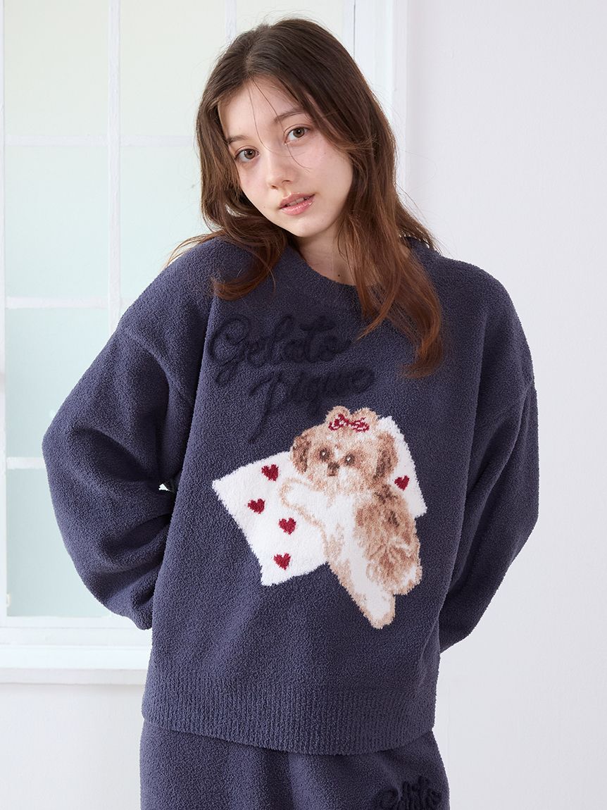 シーズージャガードプルオーバー(ニットプルオーバー)｜ルームウェア