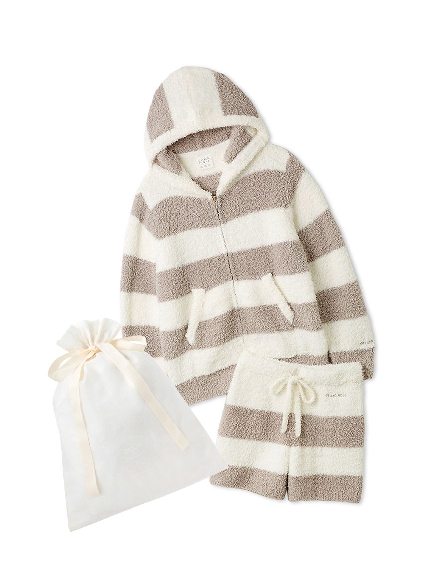 ラッピング済み】ジェラート2ボーダーパーカ＆ショートパンツセット