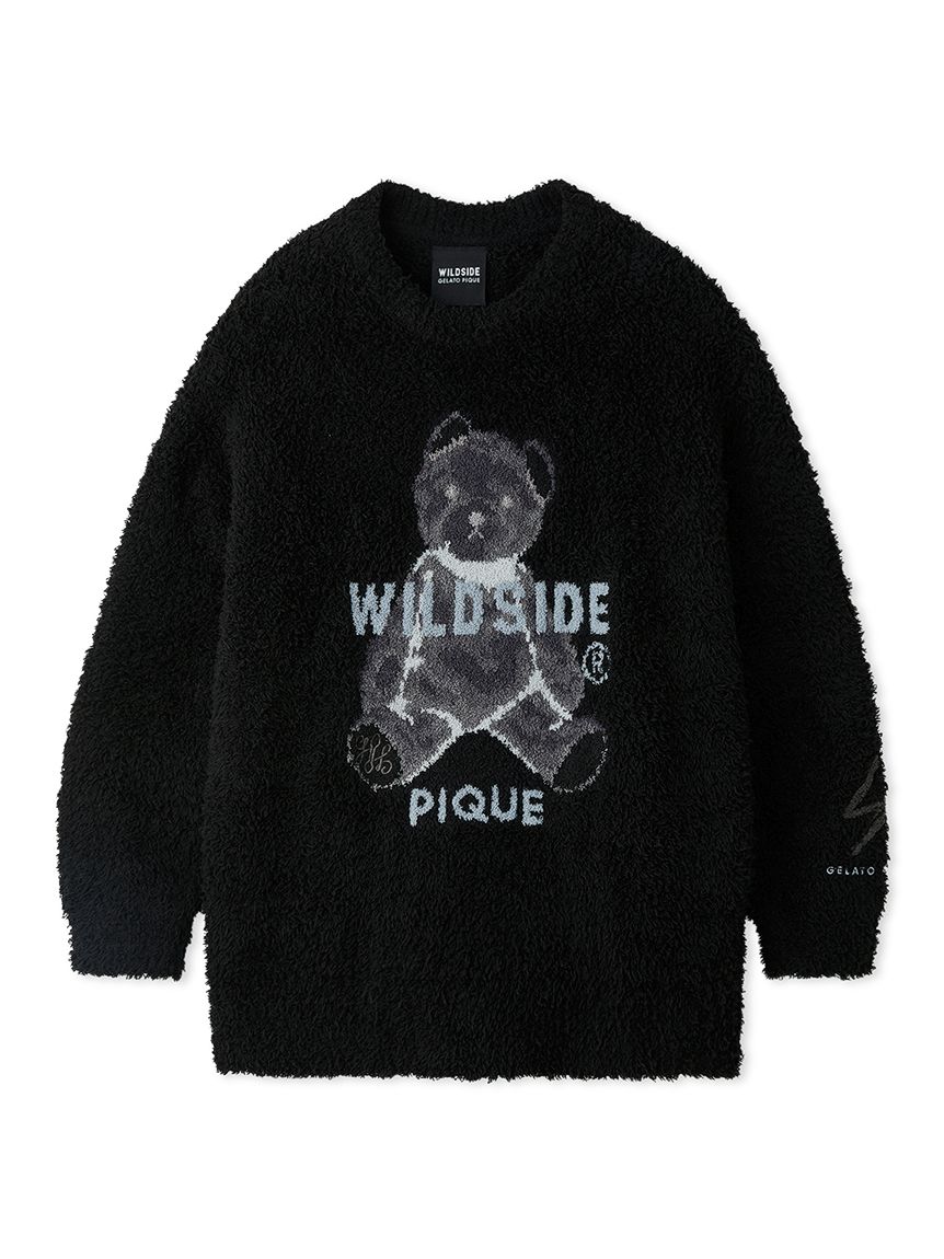 WILDSIDE】【UNISEX】ジェラートベアジャガードプルオーバー(トップス
