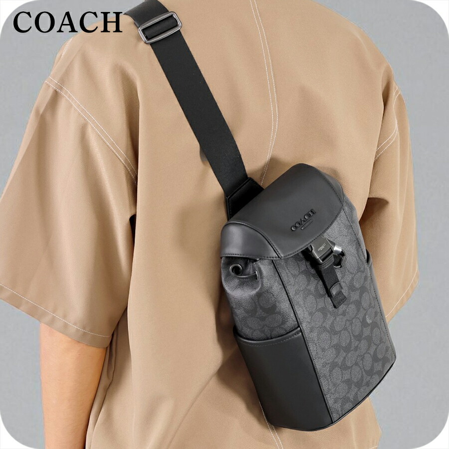コーチ ボディバッグ メンズ ブランド COACH CT712 QBMI5 チャコール