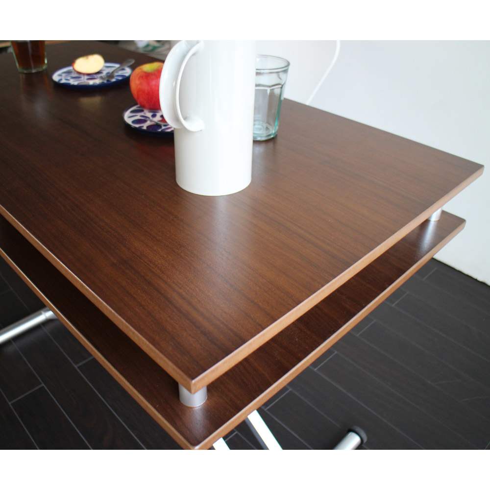 棚付き昇降式テーブル 幅120cm 通販 - ディノス