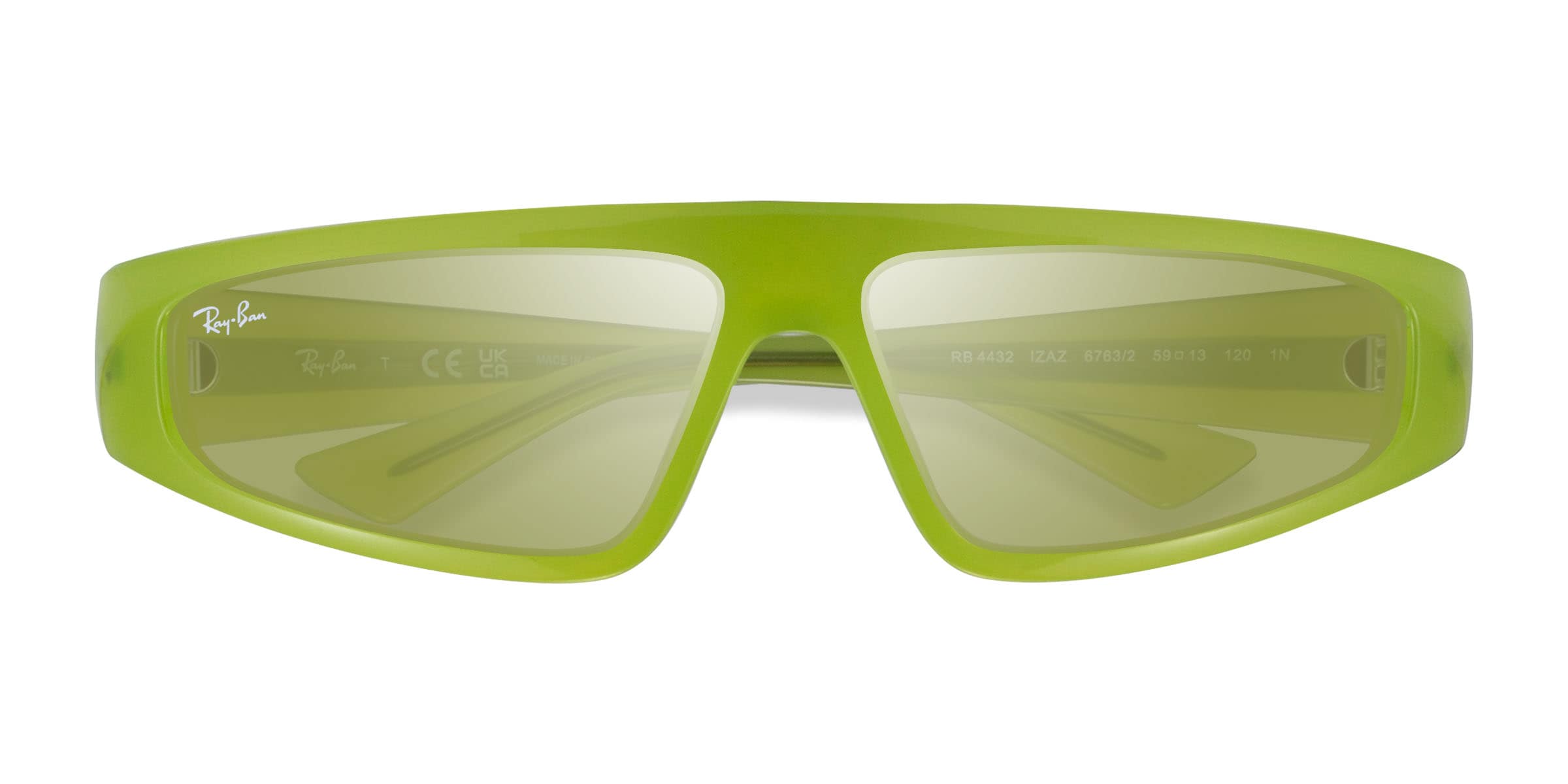 Ray-Ban RB4432 Izaz - Geometric Apple Green Frame Prescription