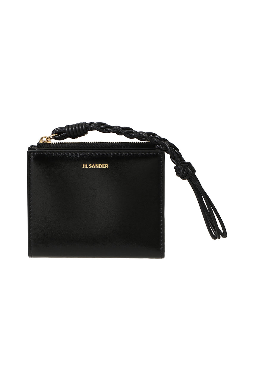 JIL SANDER(ジル サンダー)｜MINI FRENCH ウォレット TANGLE/ブラック