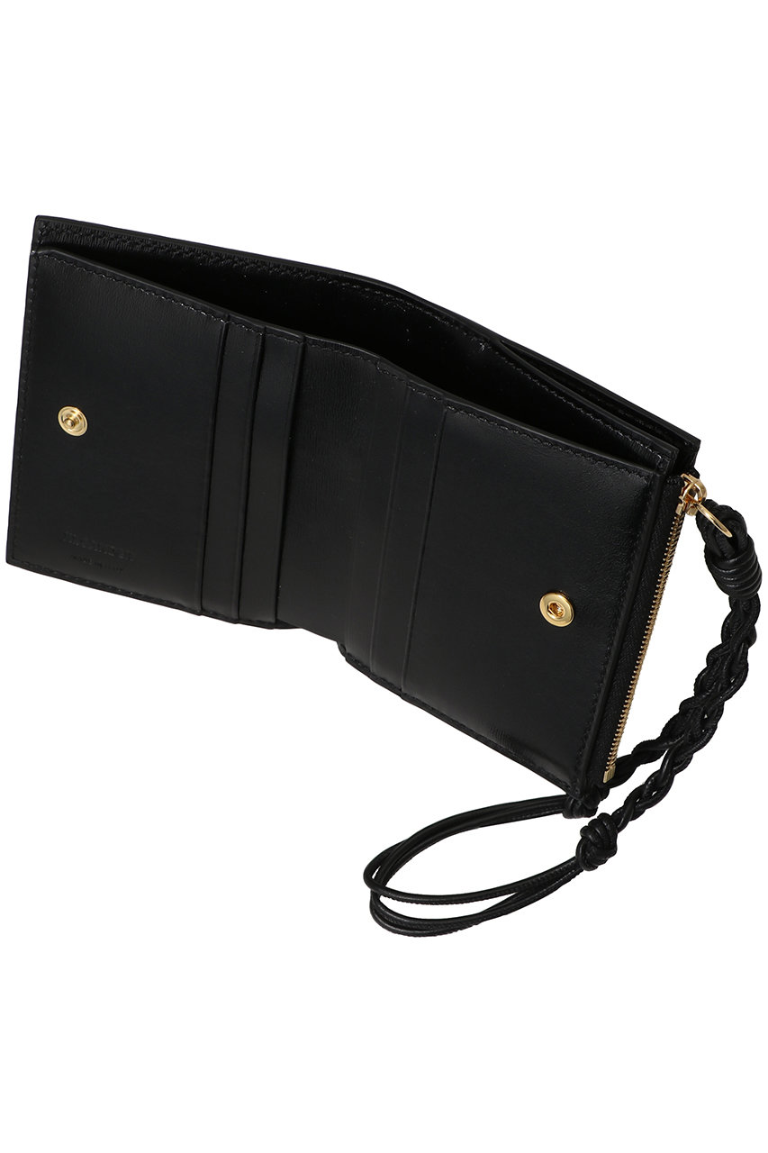 JIL SANDER(ジル サンダー)｜MINI FRENCH ウォレット TANGLE/ブラック