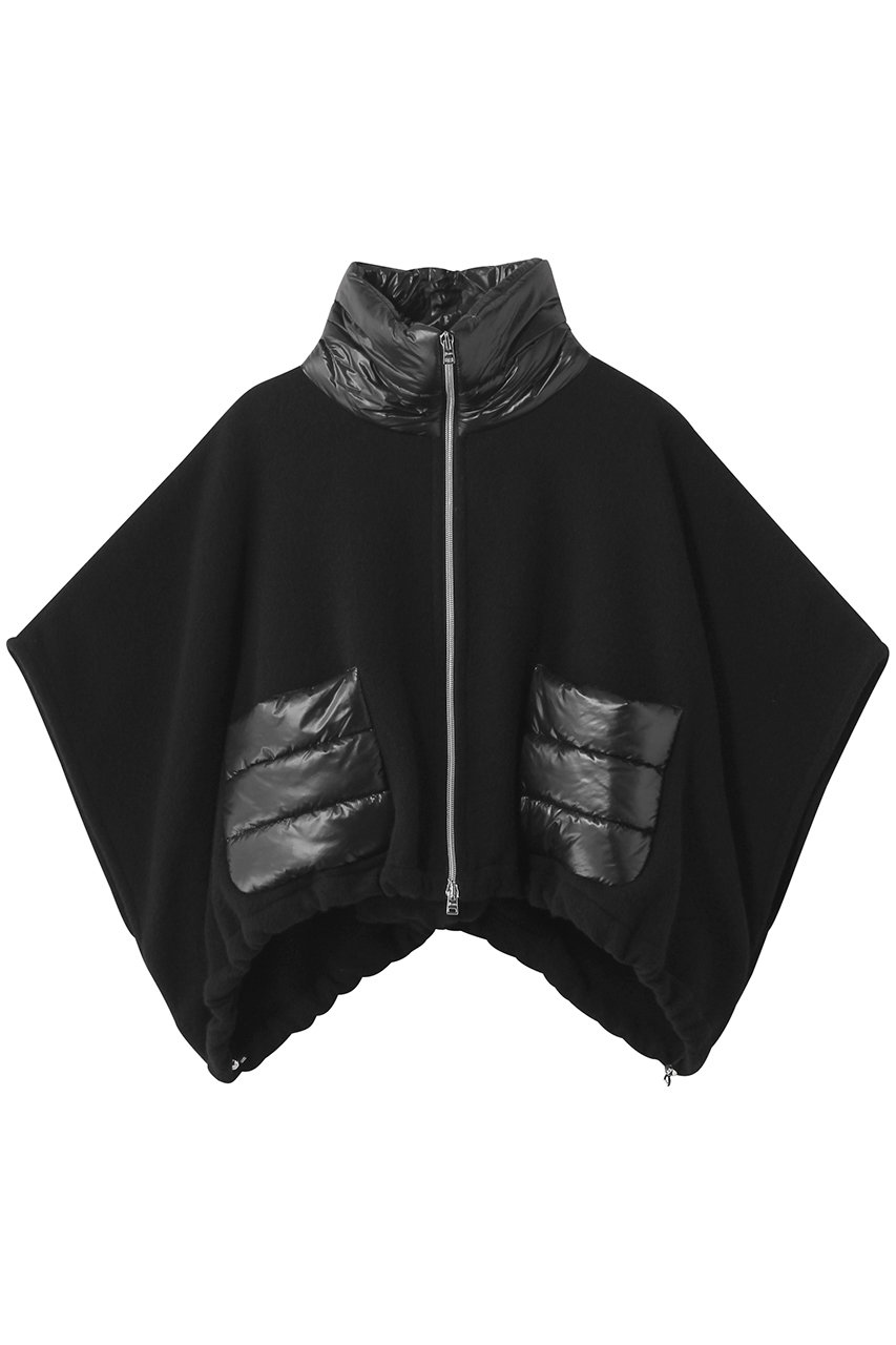 HERNO(ヘルノ)｜ウールカシミヤ ナイロン コンビ ブルゾン/ブラック の