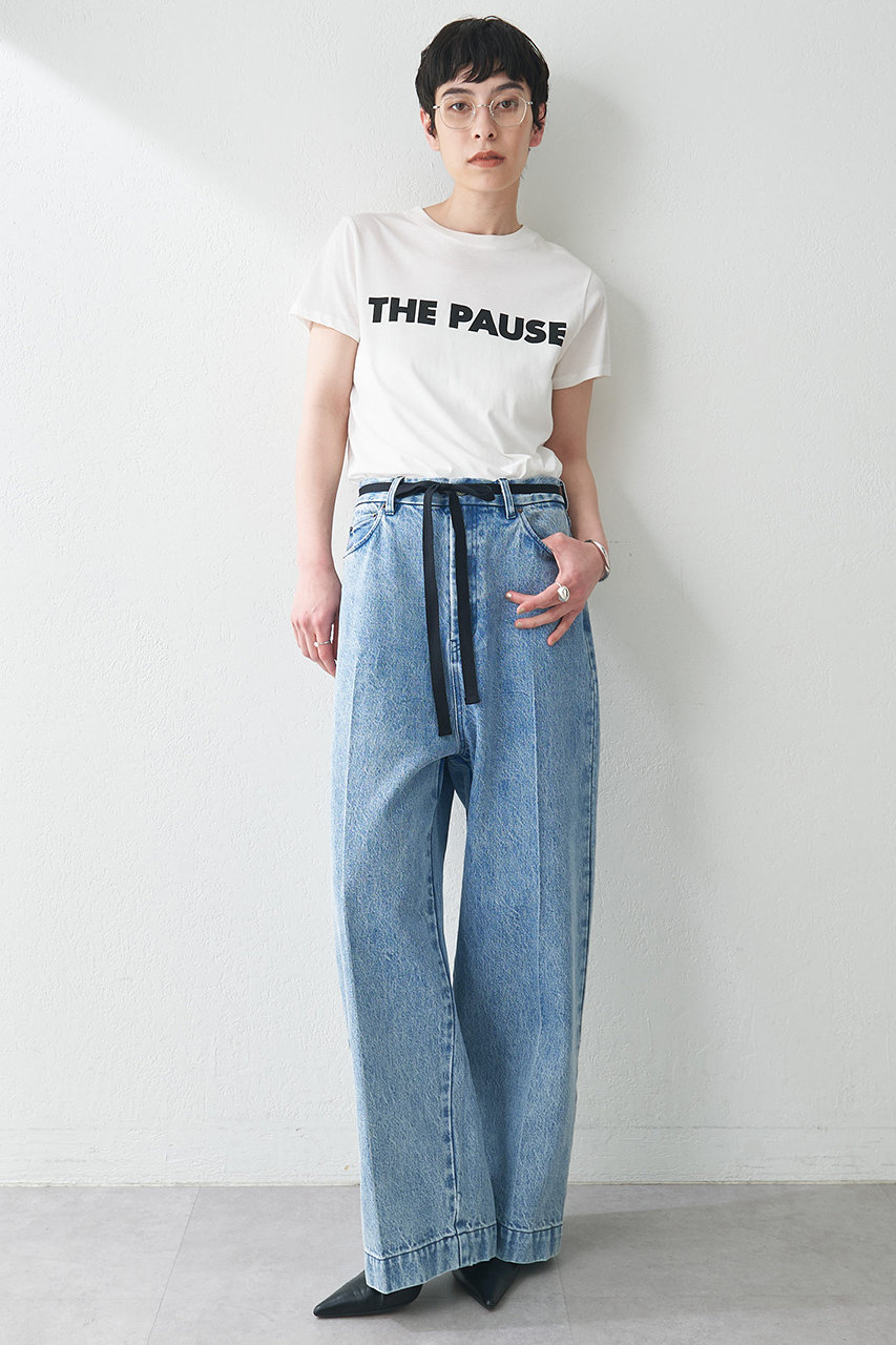 Whim Gazette(ウィム ガゼット)｜センタープレスデニムパンツ