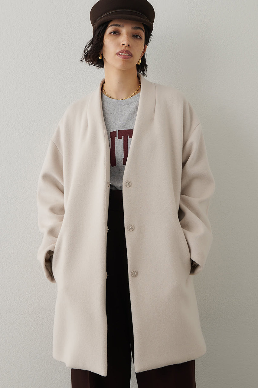 ヴィムガゼット、 ホワイト ダッフルコート ヴィムガゼット、 ホワイト