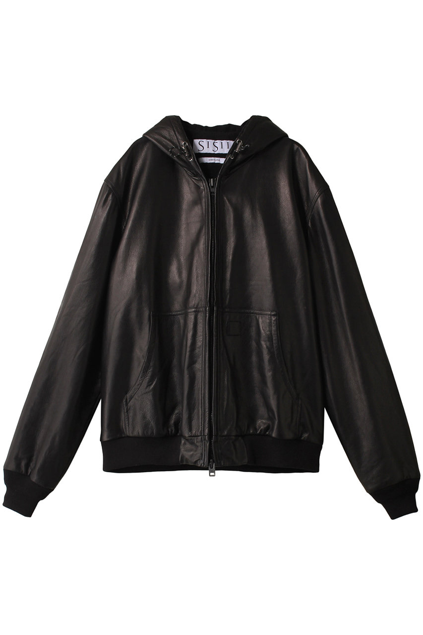 sisii(シシ)｜【受注生産】【UNISEX】レザー パーカージャケット