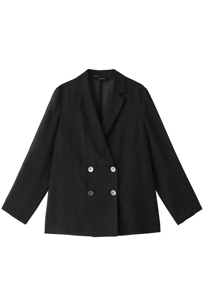 allureville(アルアバイル)｜ワルツシアーオーガンジャケット/ブラック