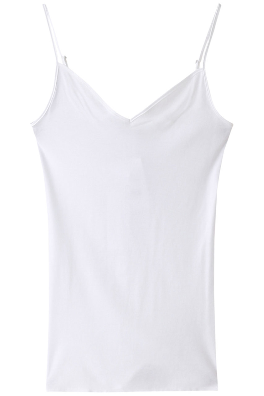 HANRO(ハンロ)｜COTTON SEAMLESS キャミソール/ホワイト の通販