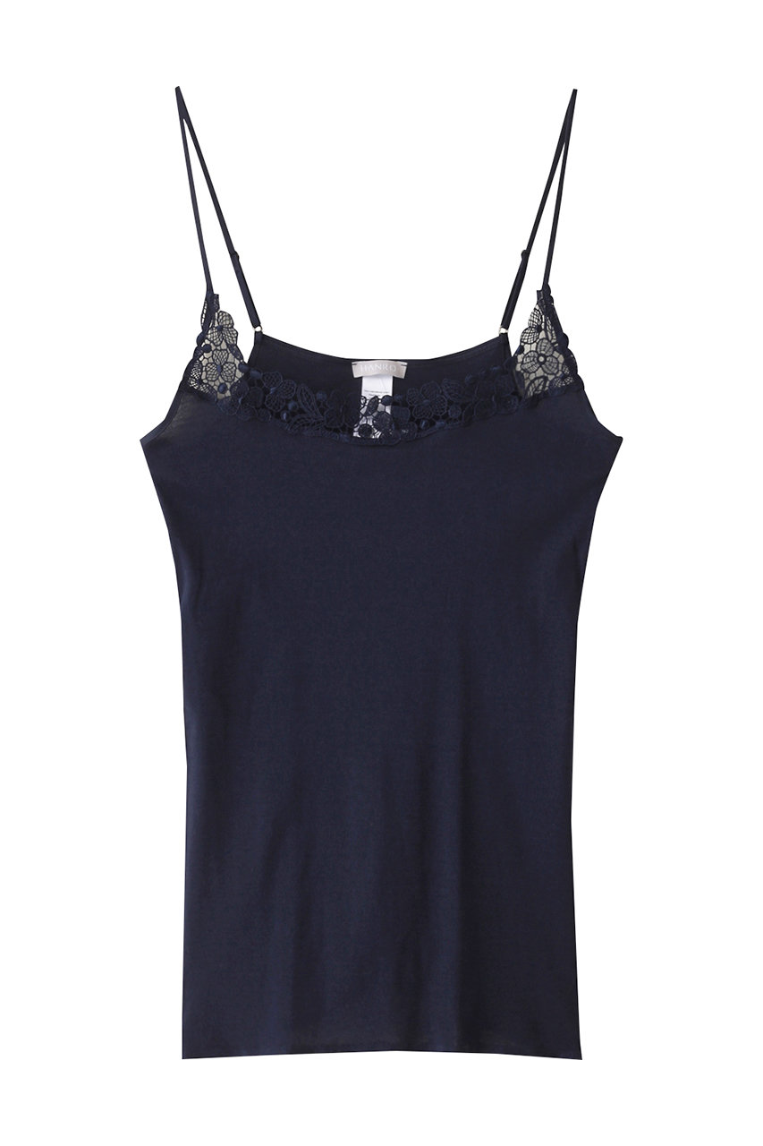 HANRO(ハンロ)｜キャミソール/ネイビー の通販｜ELLESHOP・(エル