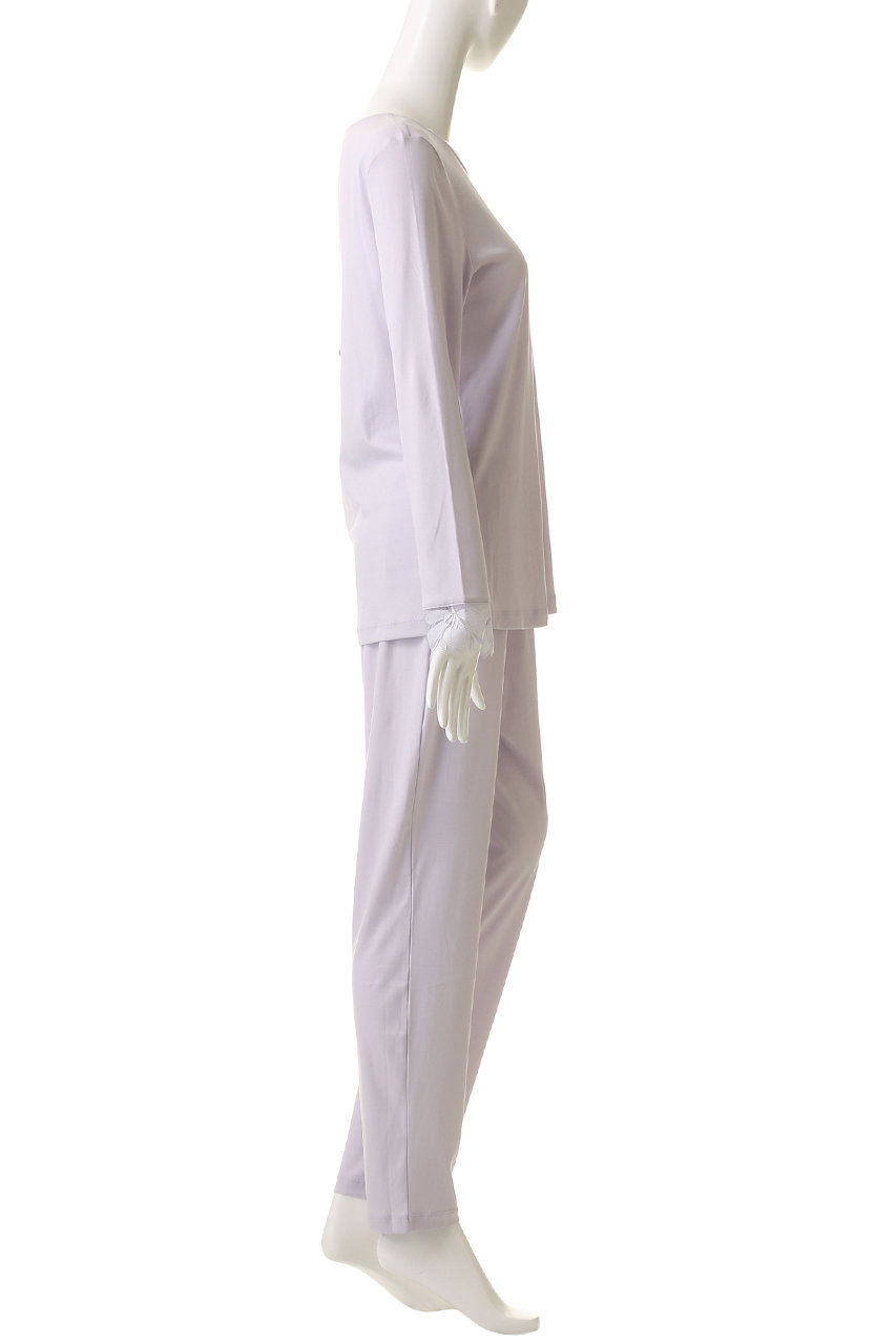 HANRO(ハンロ)｜パジャマ/ホワイト の通販｜ELLESHOP・(エル・ショップ