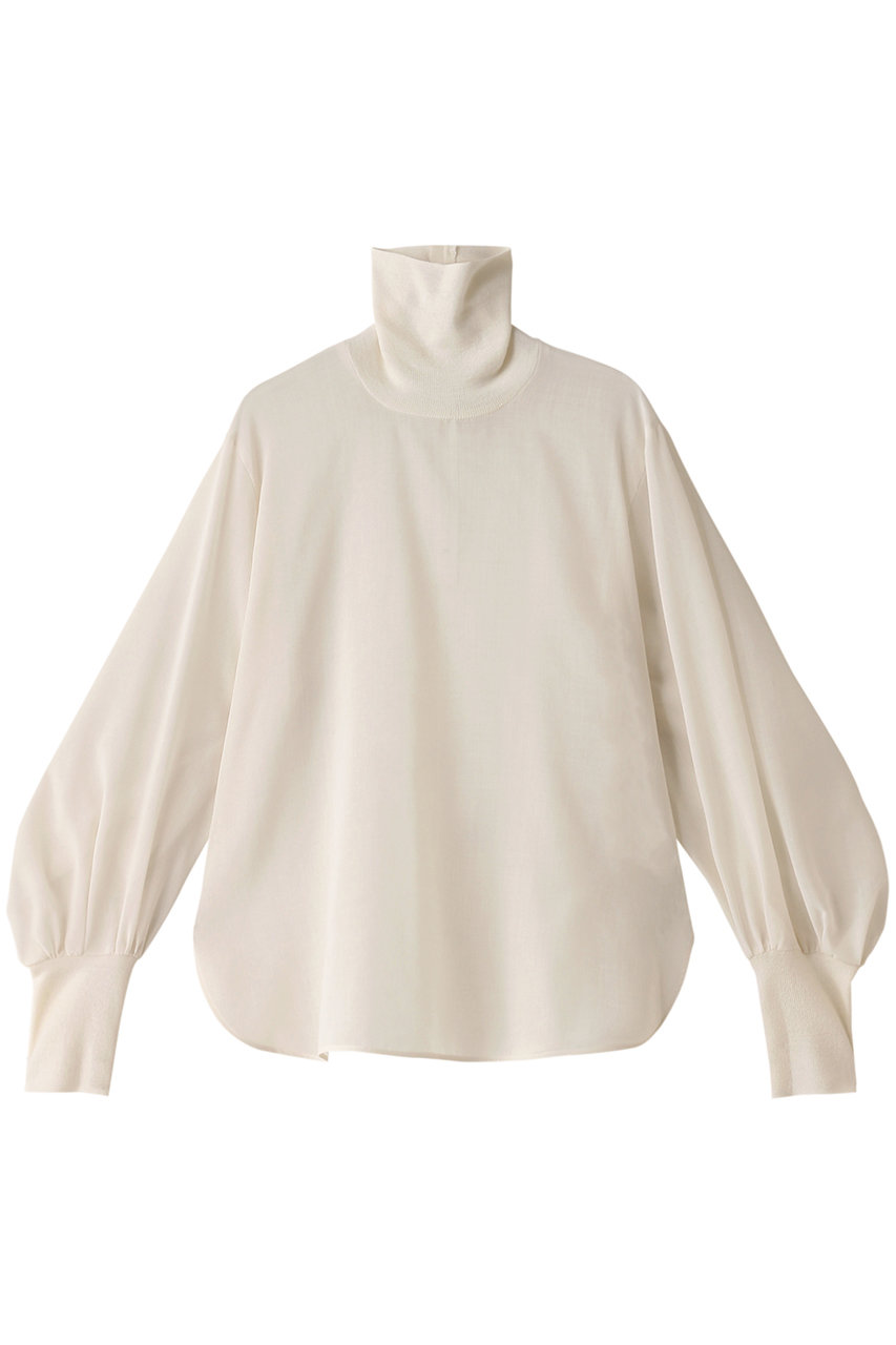 BEIGE，(ベイジ，)｜MOYE（モイエ）/ハイネックブラウス/Ecru の通販