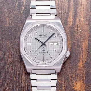 Seiko SilverWave Z Royal Oak 7123-8060 Stainless steel Silver 1988