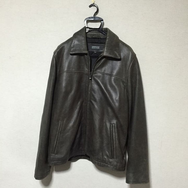 KENNETH COLE REACTION レザージャケット 本革 送料こみの通販 by