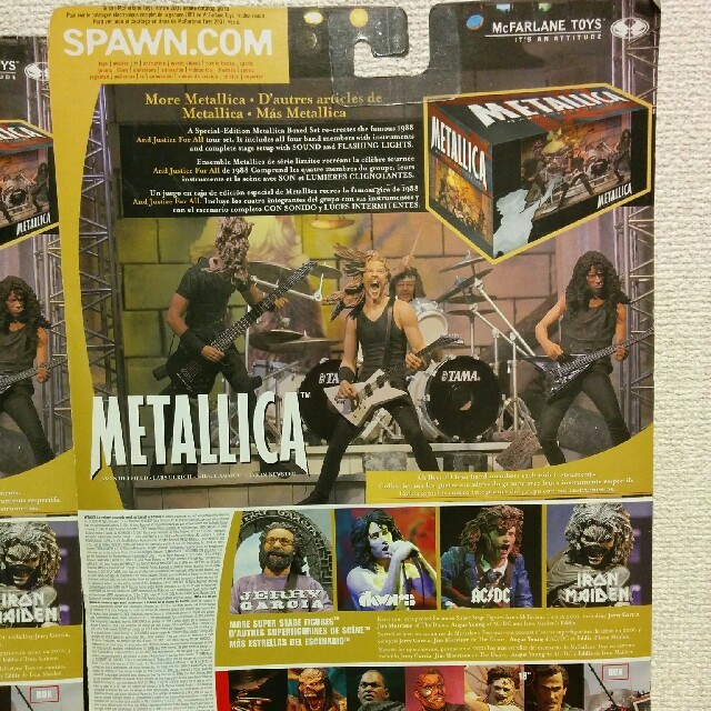 ☆マクファーレントイズ メタリカ フィギュア 未開封品4点セット☆の