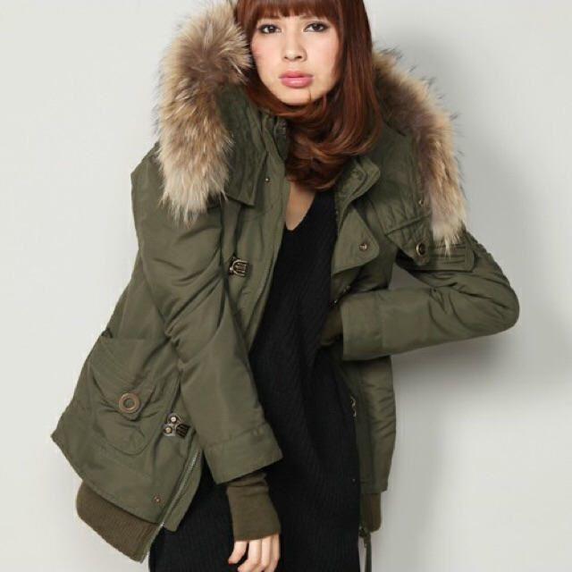 SLY - SLY N3-BカーキN3Bショート サイズ1スライ上戸彩着ミリタリー