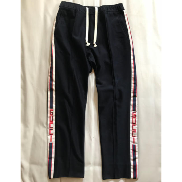 GUCCI - Afro様 GUCCI テクニカル ストライプ ジョギングパンツ 44 xs