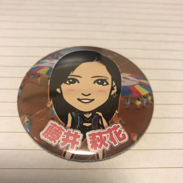 E-girls - 藤井萩花 缶バッジの通販 by ayapn's shop｜イーガールズ