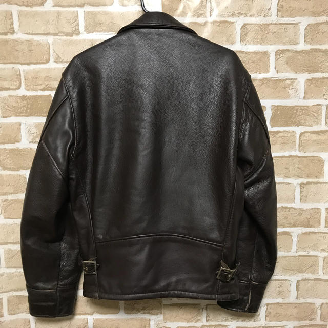 schott - Schott 681 シングルライダース ブラウンの通販 by