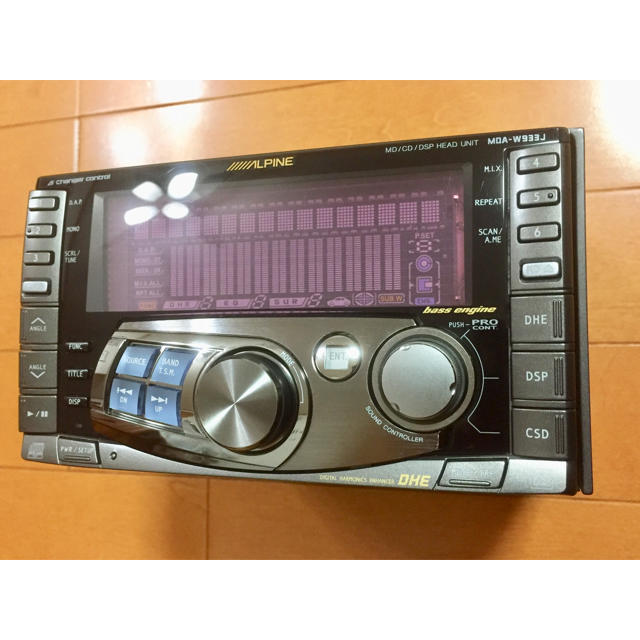 アルパイン CD MD ヘッドユニット MDA-W933J 美品の通販 by ダーヨ's