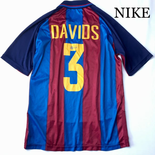 NIKE - NIKE ナイキ バルセロナ エドガー・ダーヴィッツ ユニフォーム