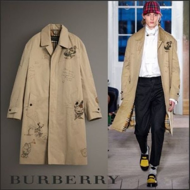 BURBERRY - 16日迄セール BURBERRY 2018 スケッチ トレンチコートの
