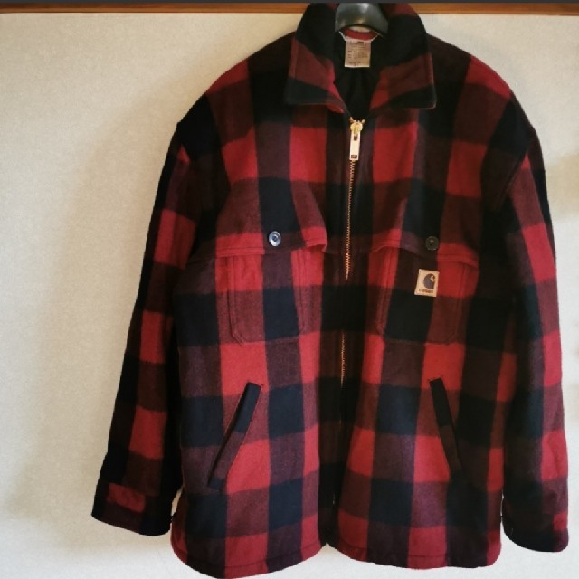 carhartt - カーハート メルトンチェックジャケットの通販 by ピーコ