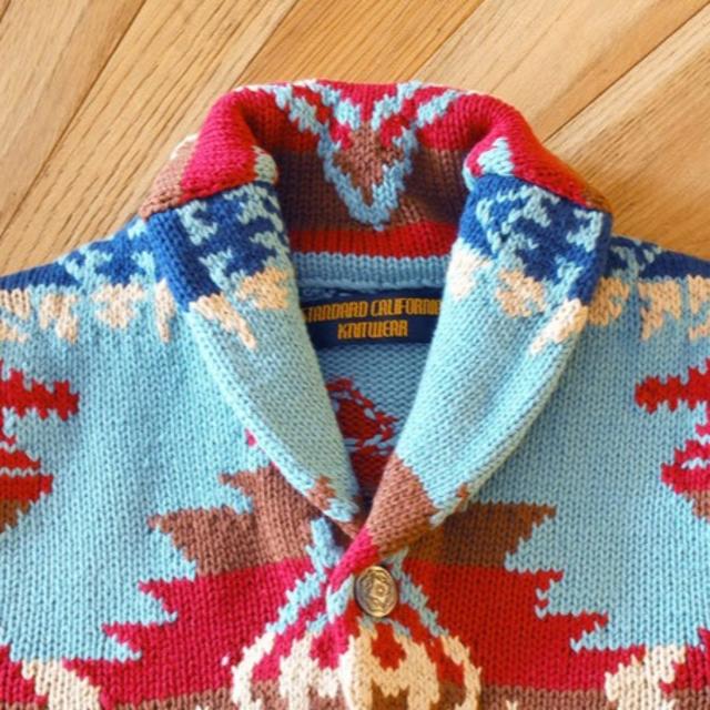 新品 スタンダードカリフォルニア ハンドニットカーディガン