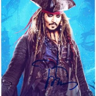 東京コミコン ジョニーデップ 直筆サイン入り写真 ② パイレーツオブ