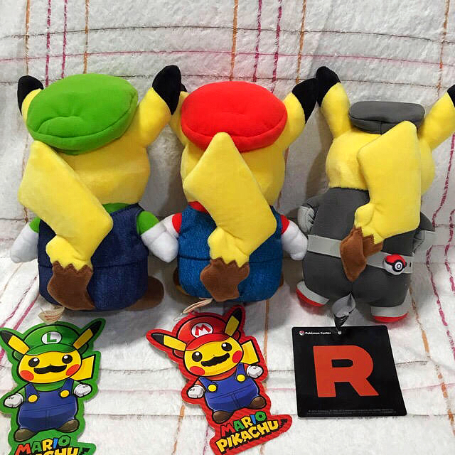 最終値下げ ポケモンセンター ピカチュウ マリオ ルイージ ぬいぐるみ