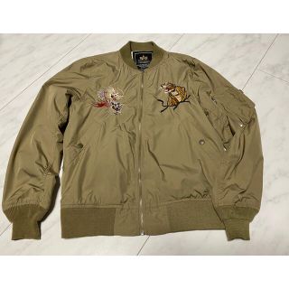 ALPHA INDUSTRIES - アルファインダストリーズ MA-1 スカジャン 刺繍