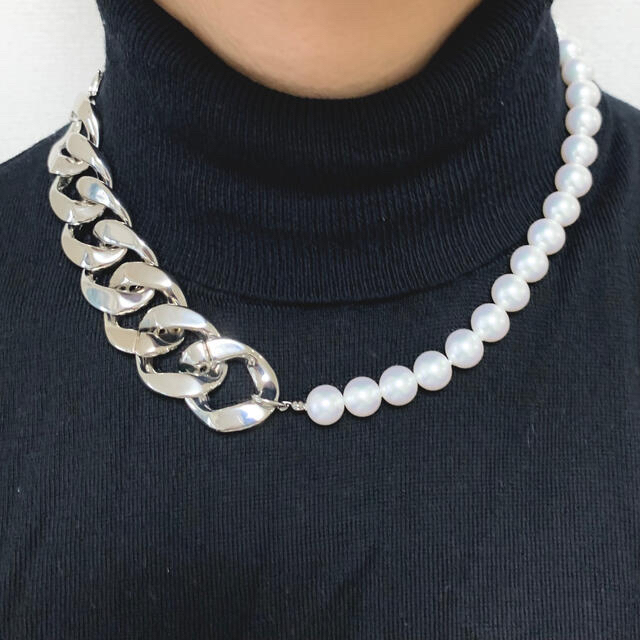 JOHN LAWRENCE SULLIVAN - big chain pearl necklaceの通販 by
