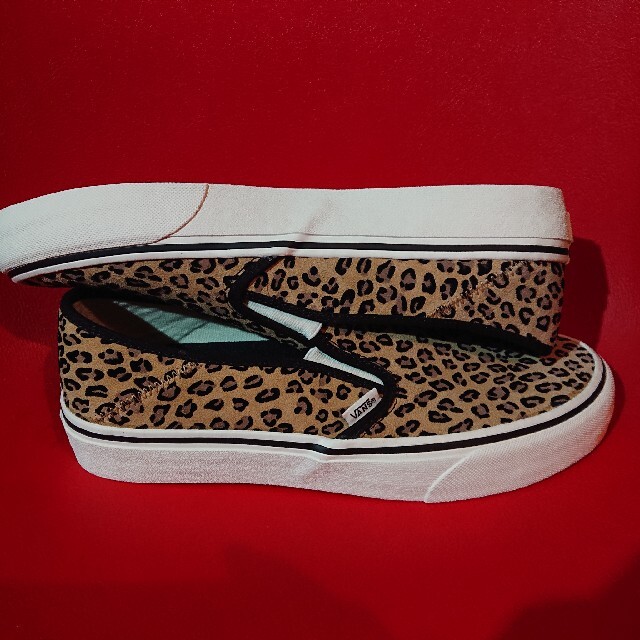 VANS - 新品オマケ付 vans スリッポン スリップオン 豹柄 レオパードの