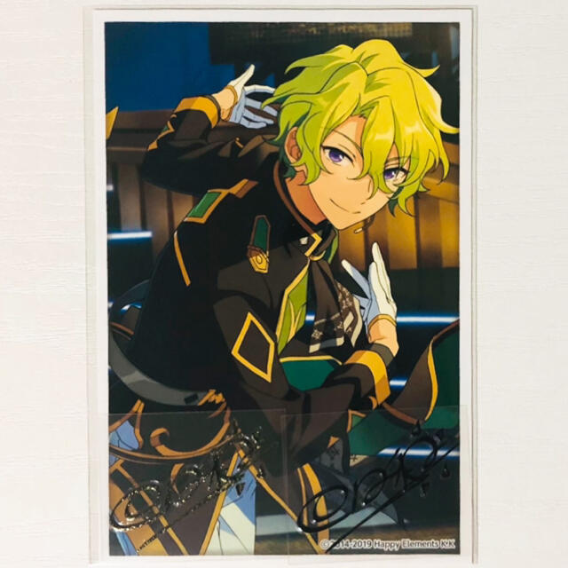 新品☆あんスタ☆Eden【巴日和】サインステッカー☆スターラメverの