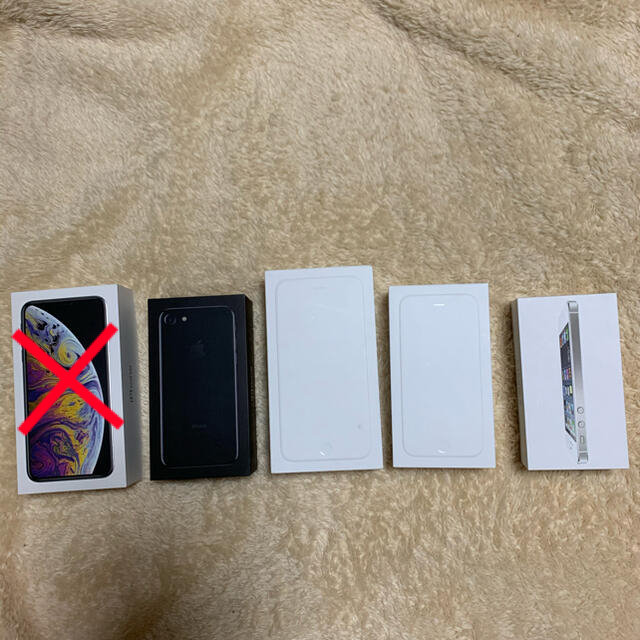 Apple - iPhone 空箱 空き箱 5個セットの通販 by shop shop｜アップル