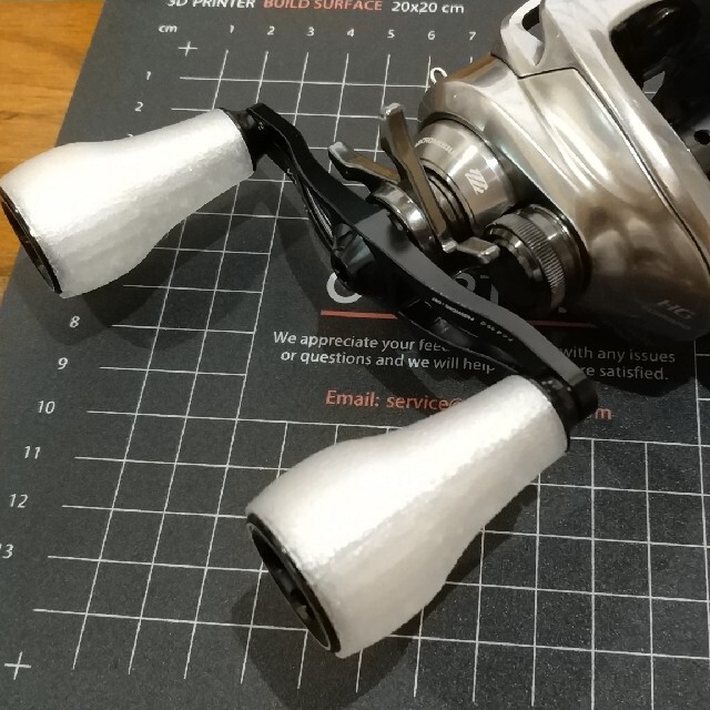 ハンドメイドノブ ティール（ブルー）、クリヤー タイプBM 各色2個1