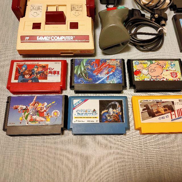 ファミリーコンピュータ - FC ファミコン本体 ソフト9本 周辺機器
