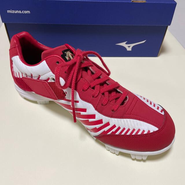DESCENTE - コウノエベルト2(DESCENTE) 野球スパイク(赤)の通販 by ぼ
