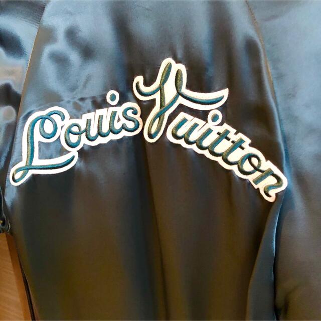 LOUIS VUITTON - LOUIS VUITTON バックロゴ スカジャンブルゾンの通販