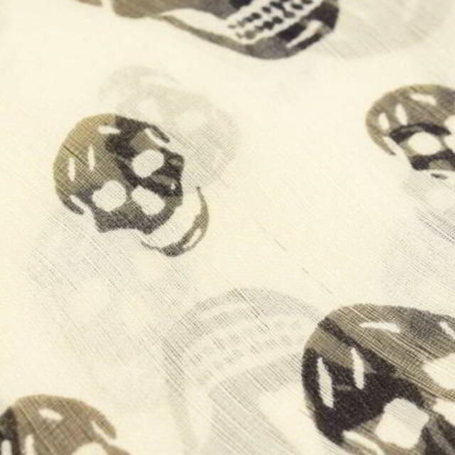 Alexander McQueen - Alexander McQueen スカル プリント シルク