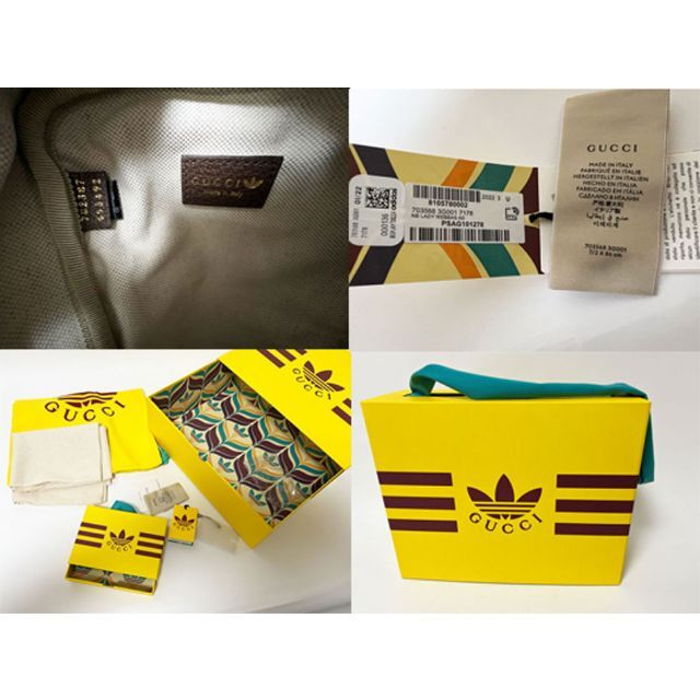 GUCCI - グッチ アディダス GG ミニ トップ ハンドルバッグ ツイリー