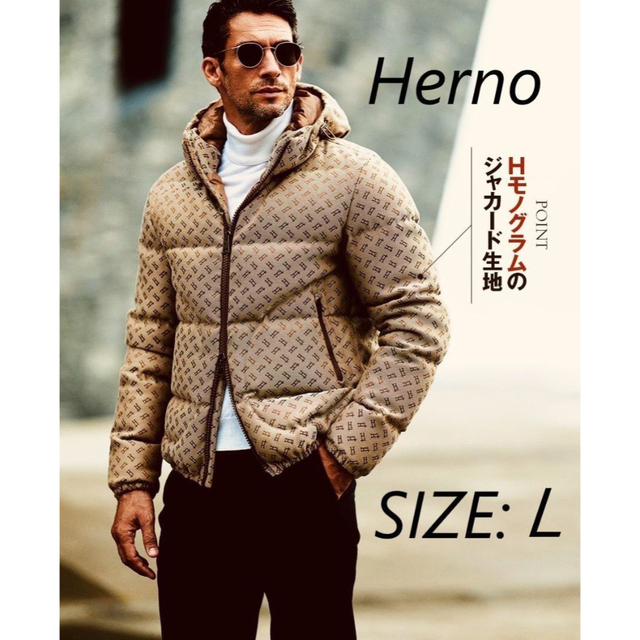 HERNO - 新品・未使用 Herno ヘルノ モノグラムダウンの通販 by よしき