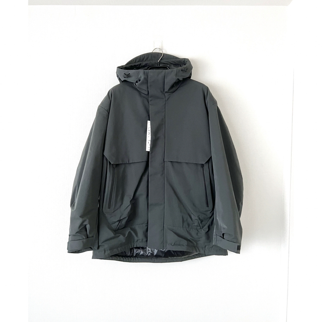 UNIQLO - UNIQLO +J ハイブリッドダウンオーバーサイズパーカー ダーク