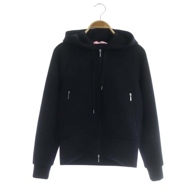 CHACOTT - チャコット Chacott ジップアップパーカー 薄手 M 紺